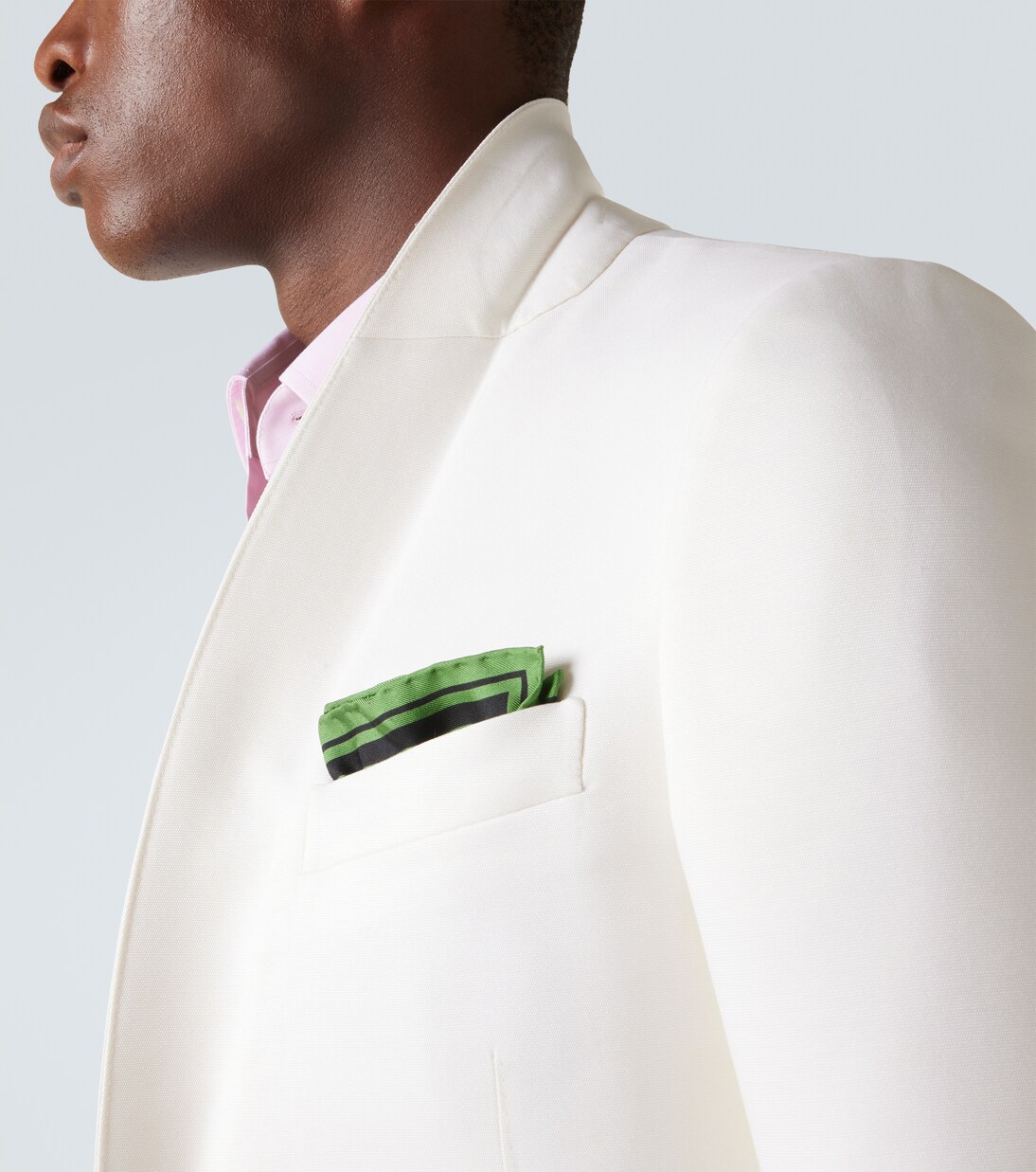 Printed silk twill pocket square | Tom Ford