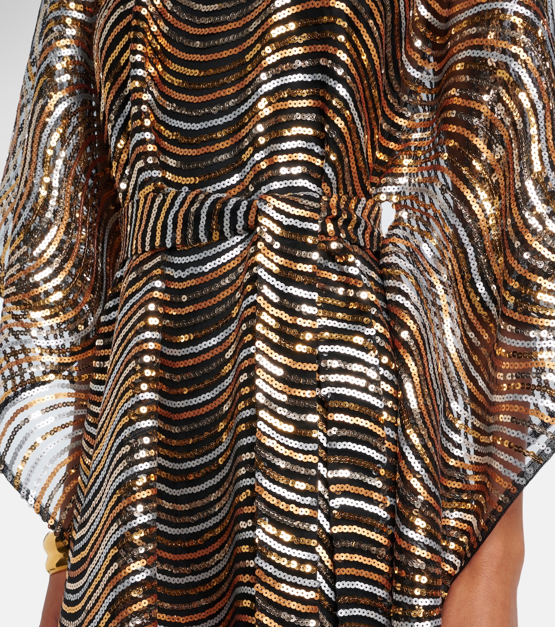 Kaftan Erte aus Tüll mit Pailletten | Taller Marmo