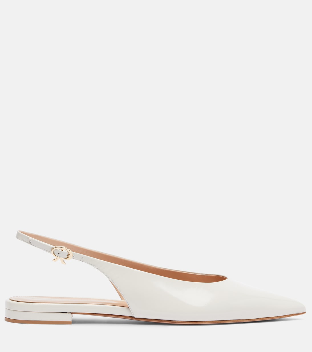 Slingback-Ballerinas Robbie aus Lackleder | Gianvito Rossi