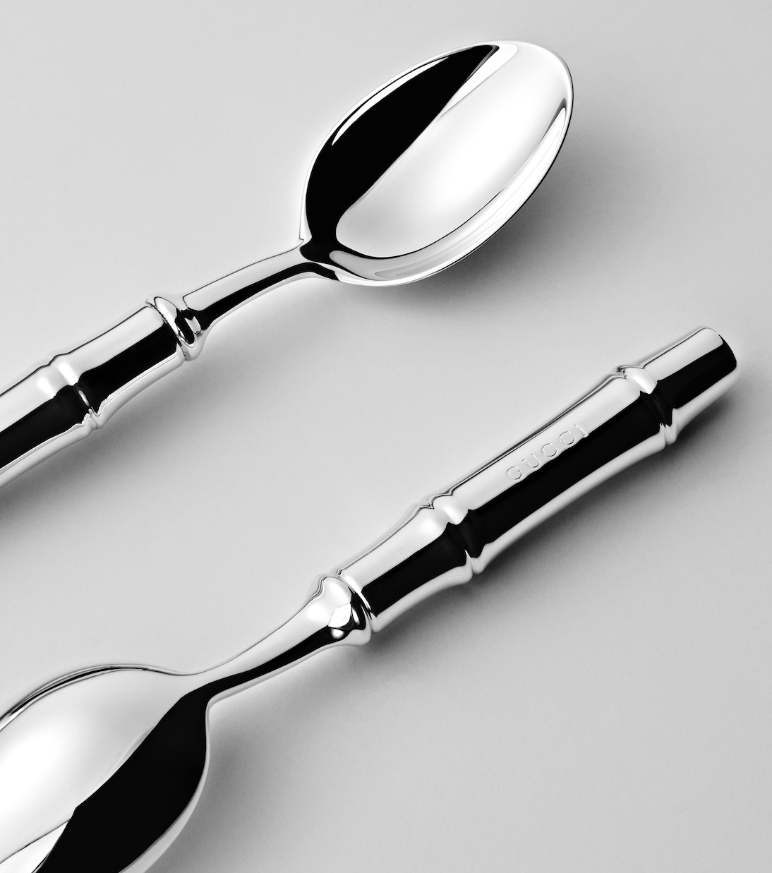 Set of 2 silver-plated spoons | Gucci