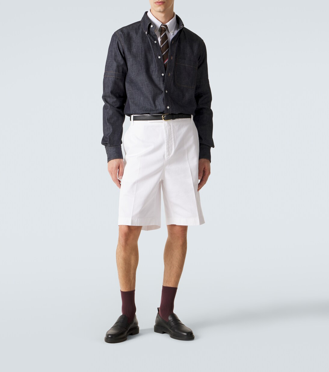 Cotton Bermuda shorts | Thom Browne