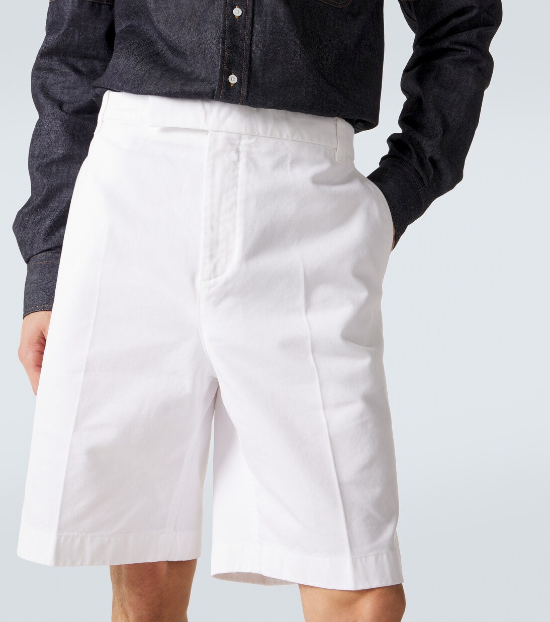 Cotton Bermuda shorts | Thom Browne