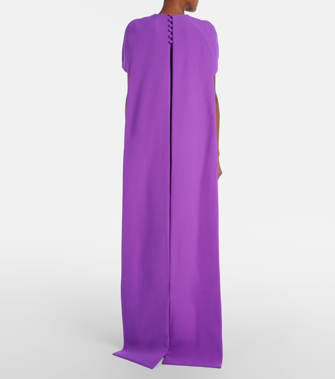 Ginko caped gown | Safiyaa