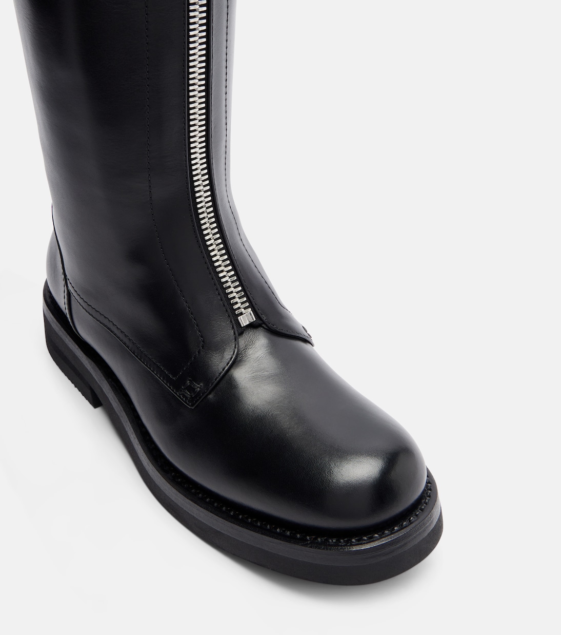 Countryside leather knee-high boots | McQueen