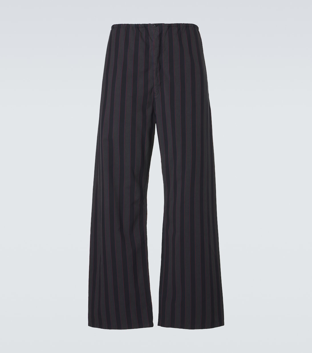 Striped cotton wide-leg pants | Maison Margiela