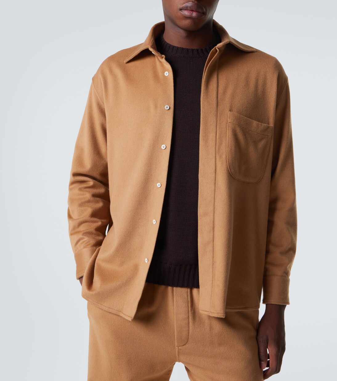 Cashmere overshirt | Saman Amel