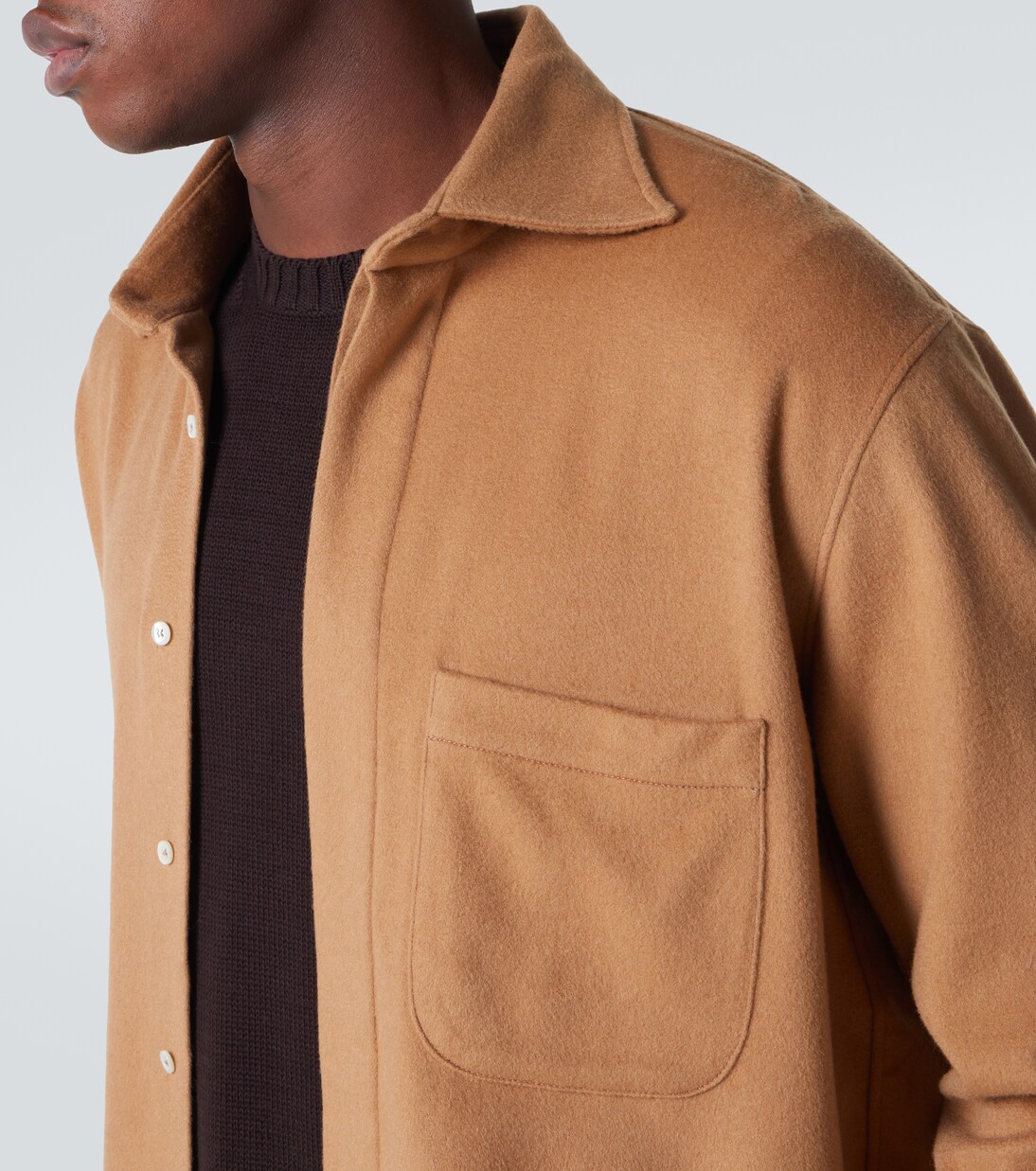 Cashmere overshirt | Saman Amel