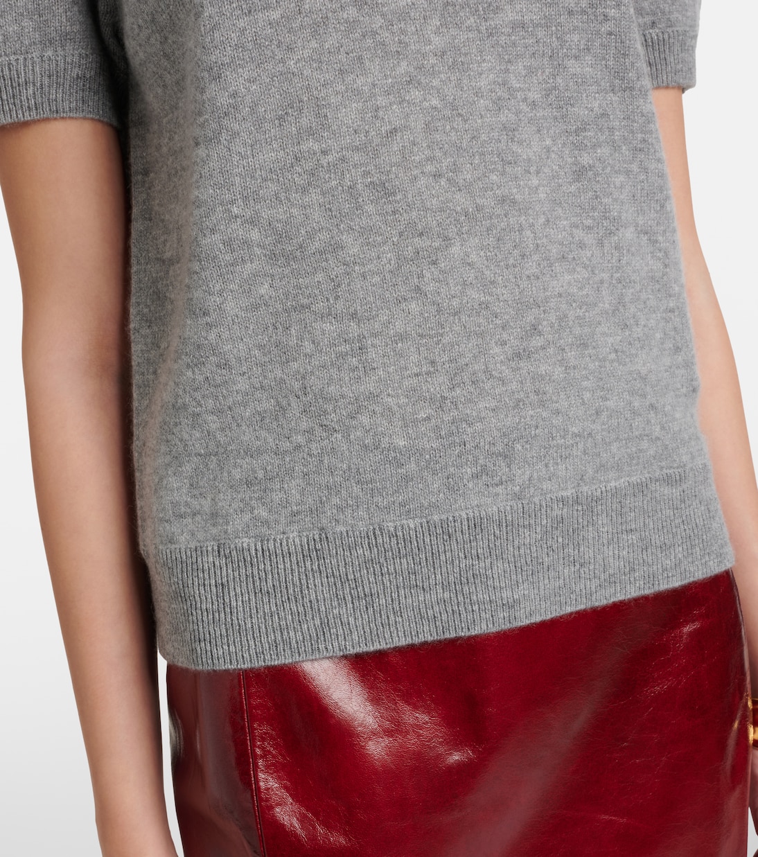 Cashmere polo sweater | Jardin des Orangers