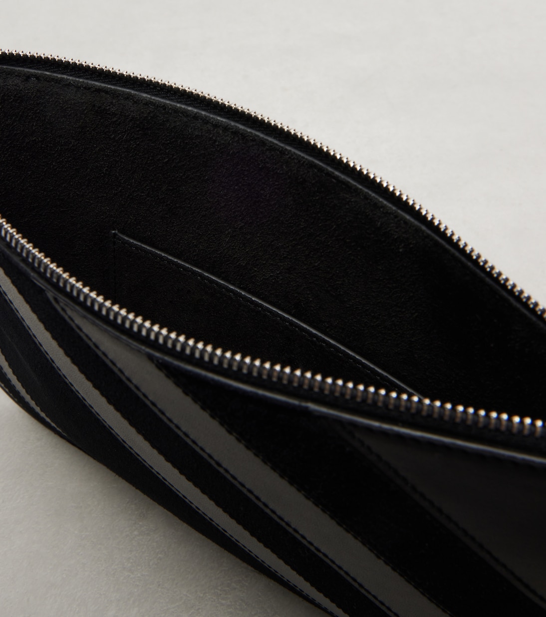 Pocket leather and suede pouch | Phoebe Philo