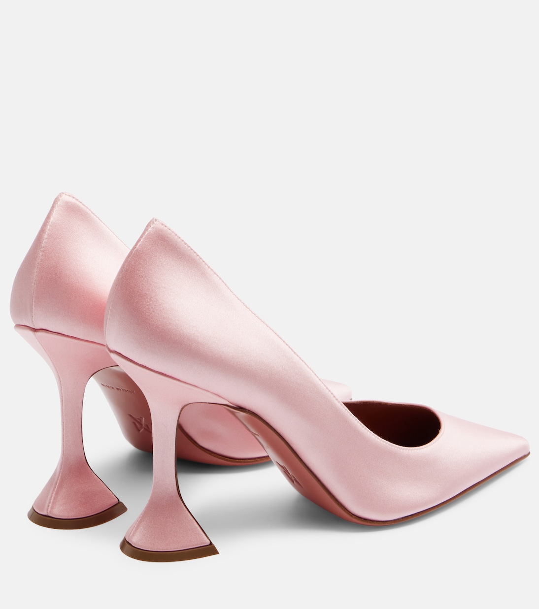 Pumps Ami aus Satin | Amina Muaddi