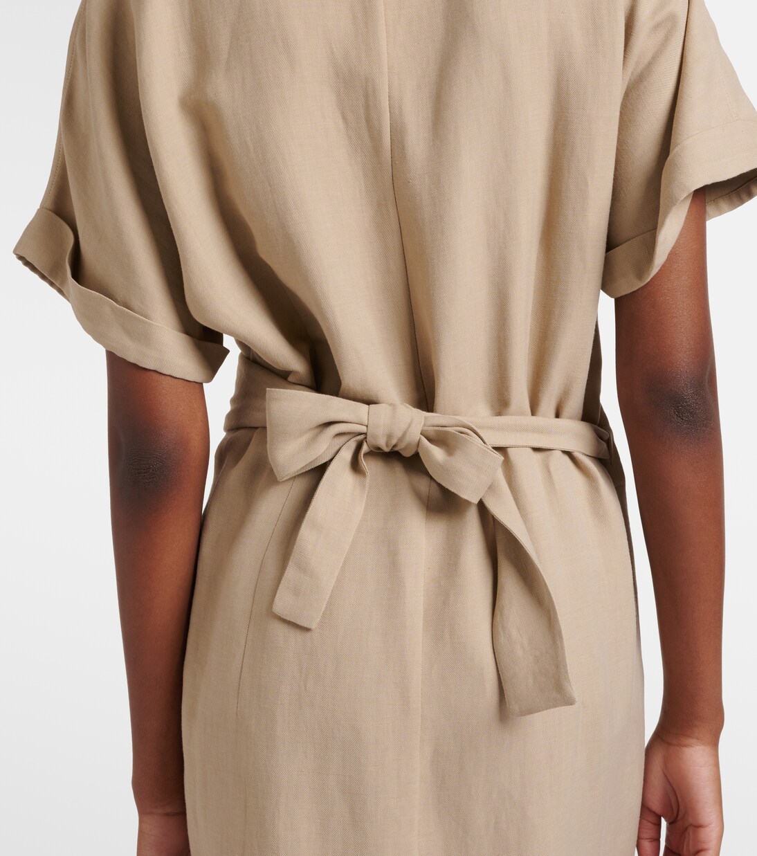 드레이프 랩 드레스 | Brunello Cucinelli