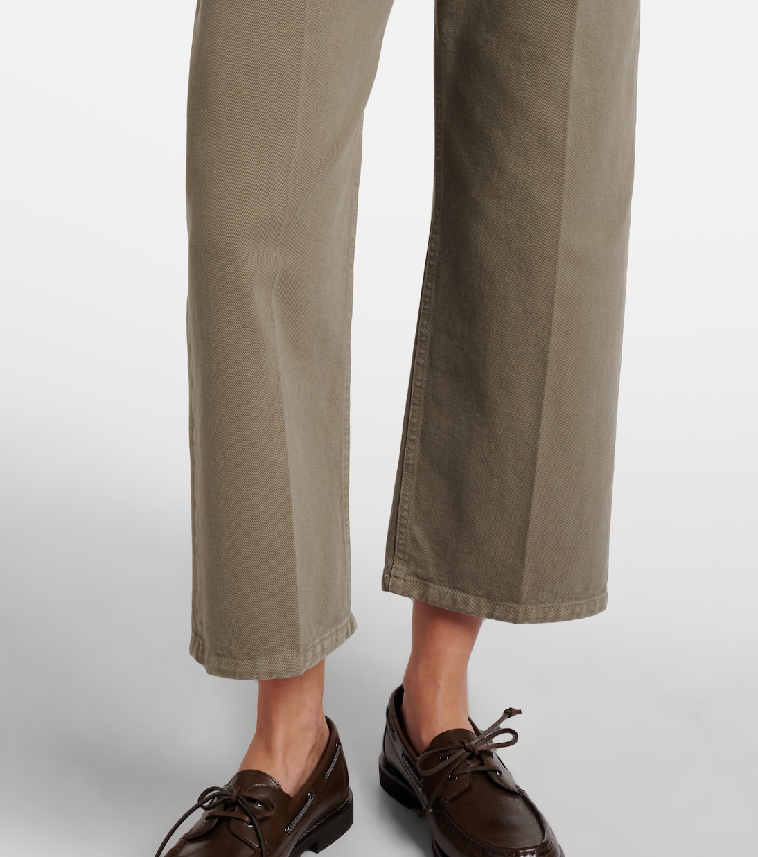 High-Rise Cropped Jeans | Brunello Cucinelli