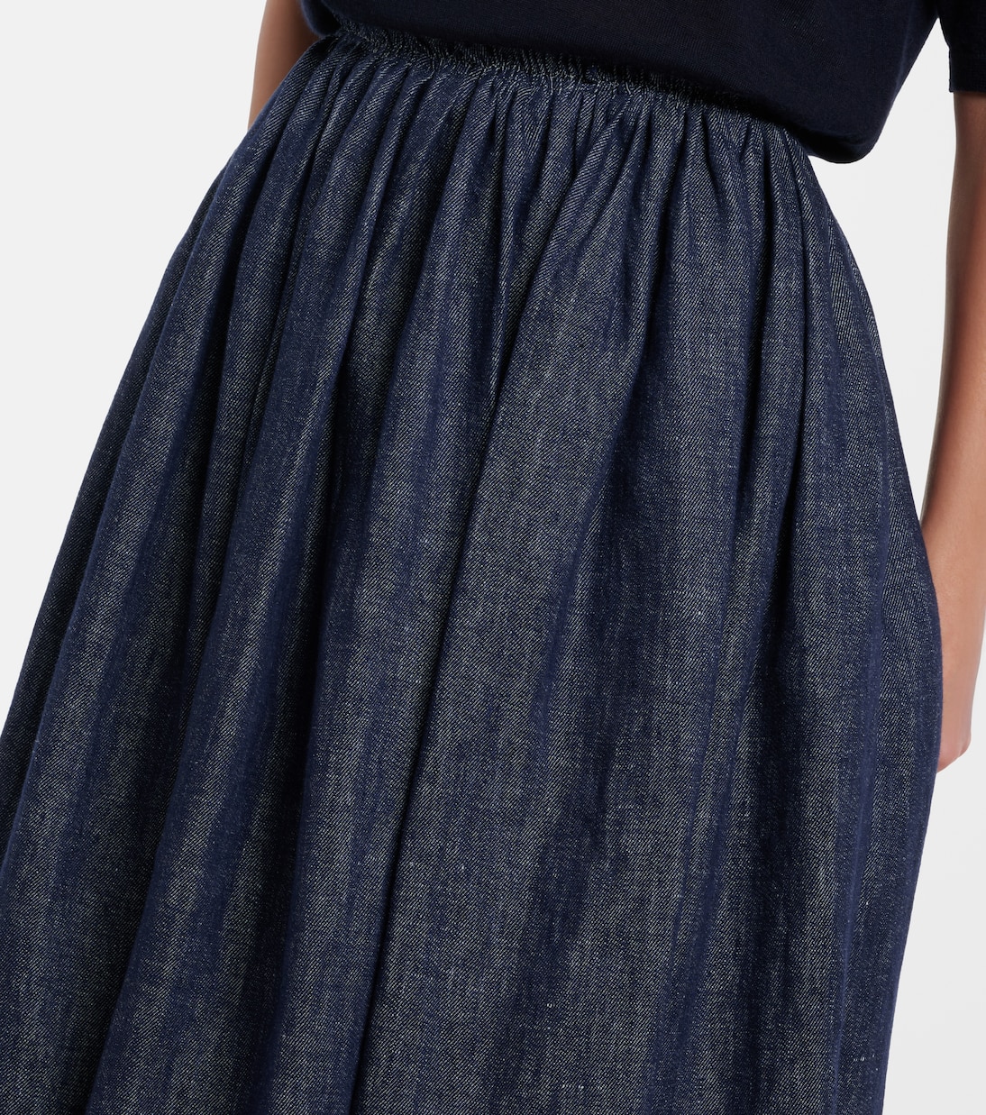 Midirock Eloran aus Leinen | Gabriela Hearst