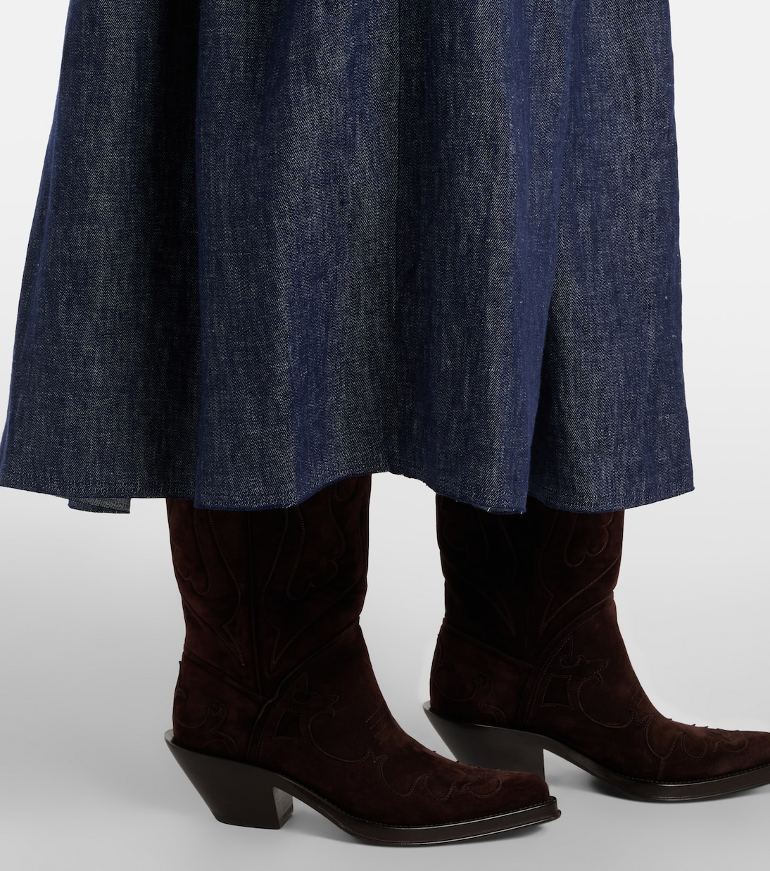 Midirock Eloran aus Leinen | Gabriela Hearst