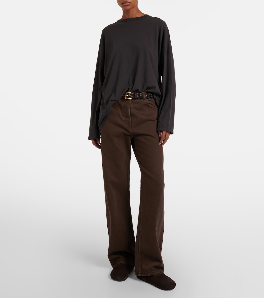 Camiseta oversized Floris de jersey de algodón | The Row