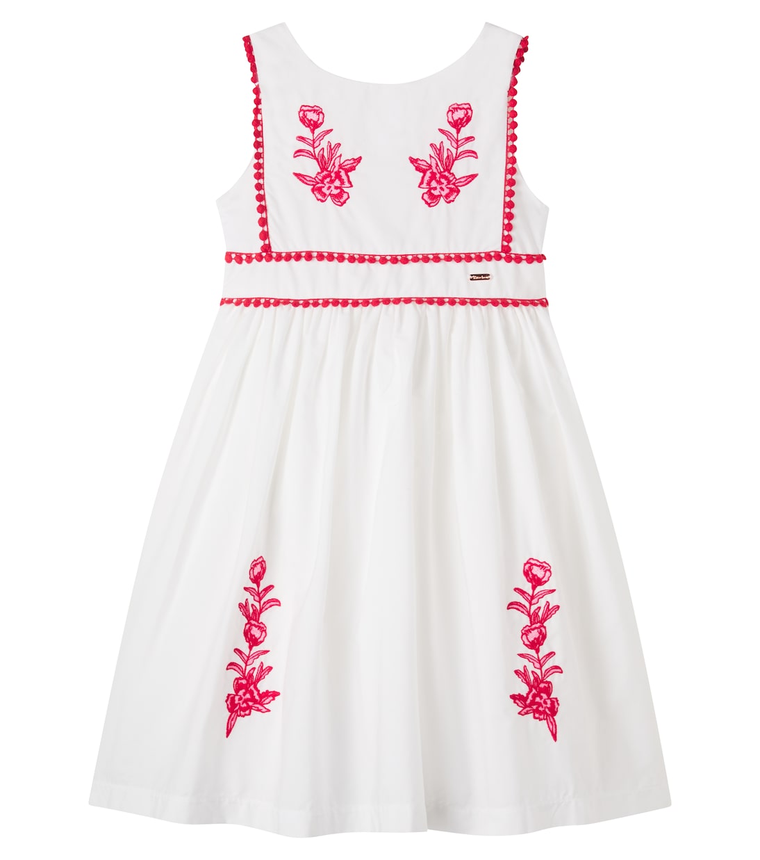 Floral embroidered cotton dress | Patachou