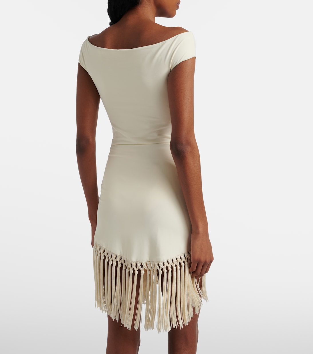Romy fringed swimsuit and beach cover-up set | Taller Marmo