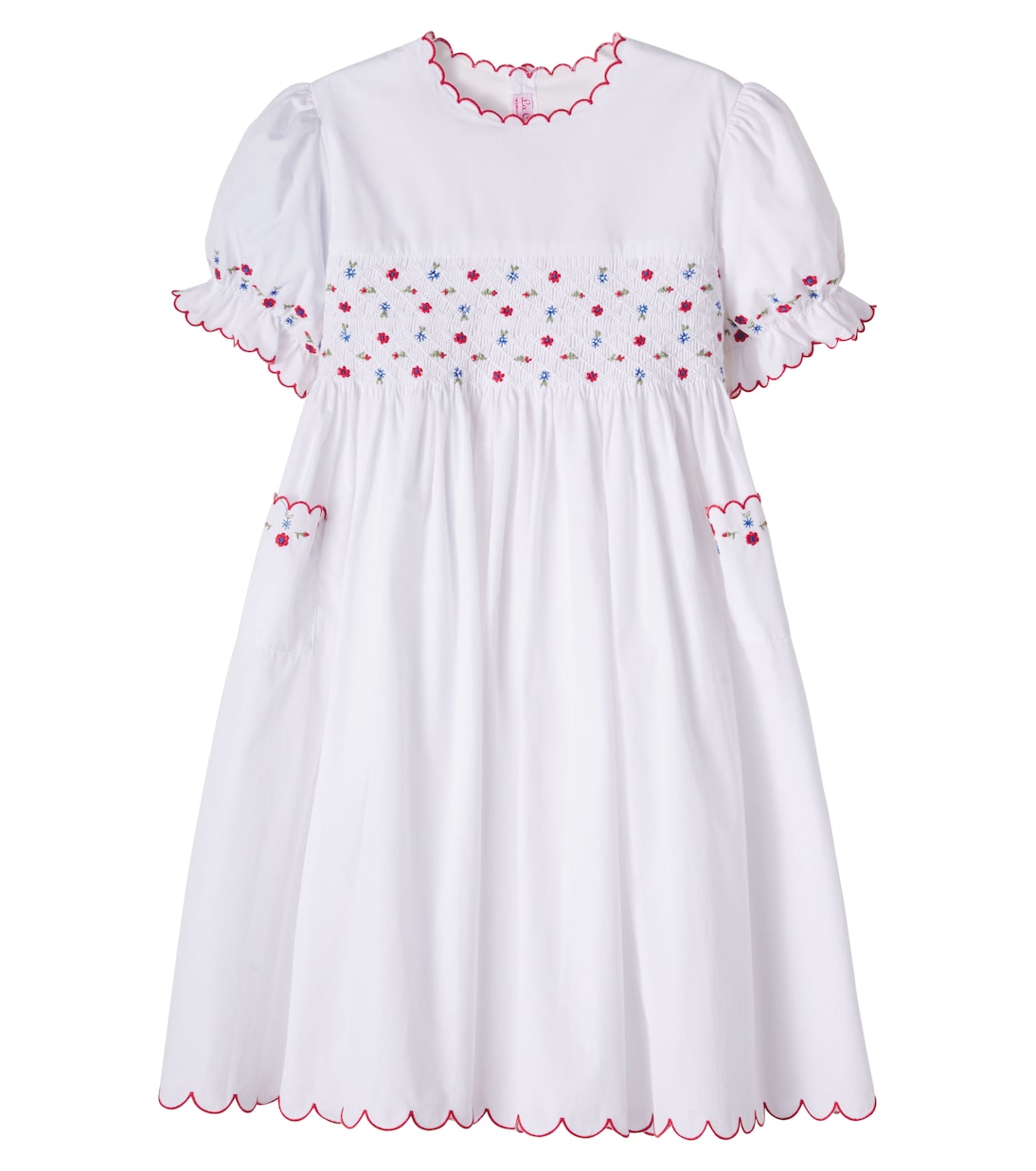 Delilah smocked cotton dress | La Coqueta