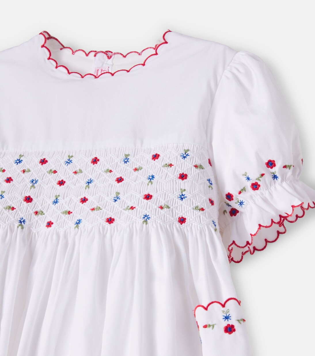 Delilah smocked cotton dress | La Coqueta