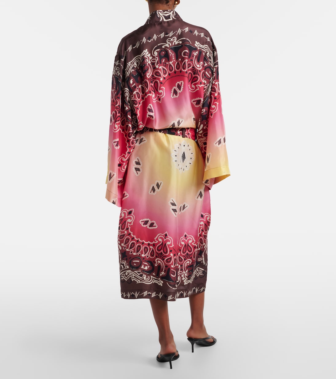 Bedrucktes Cover-up aus Seide | The Attico