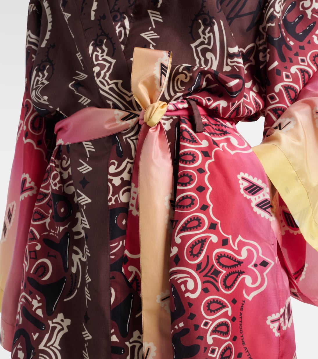 Bedrucktes Cover-up aus Seide | The Attico