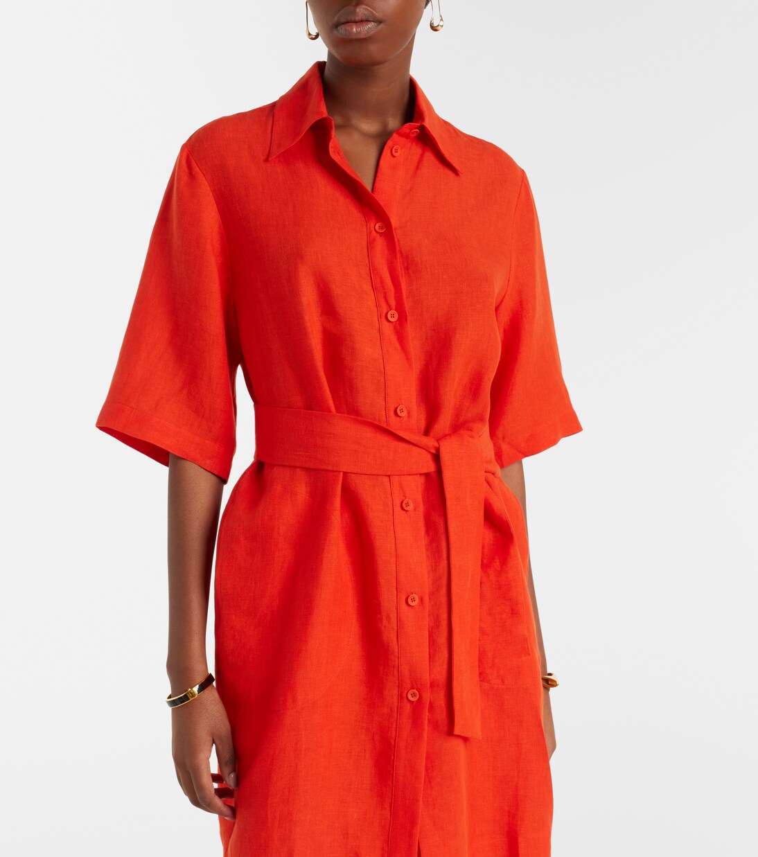 Séducteur linen shirt dress | Eres