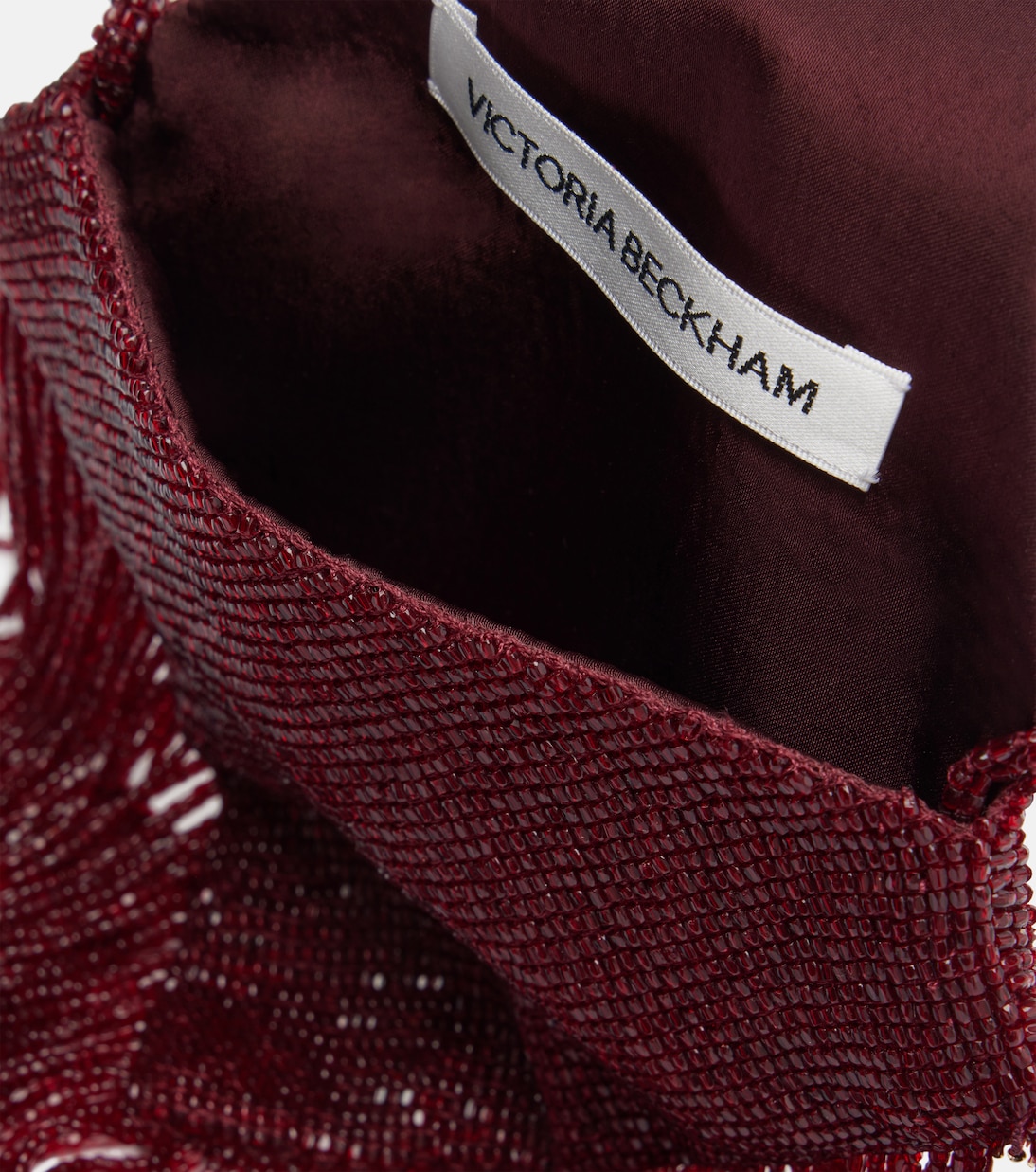 Manhattan beaded satin pouch | Victoria Beckham