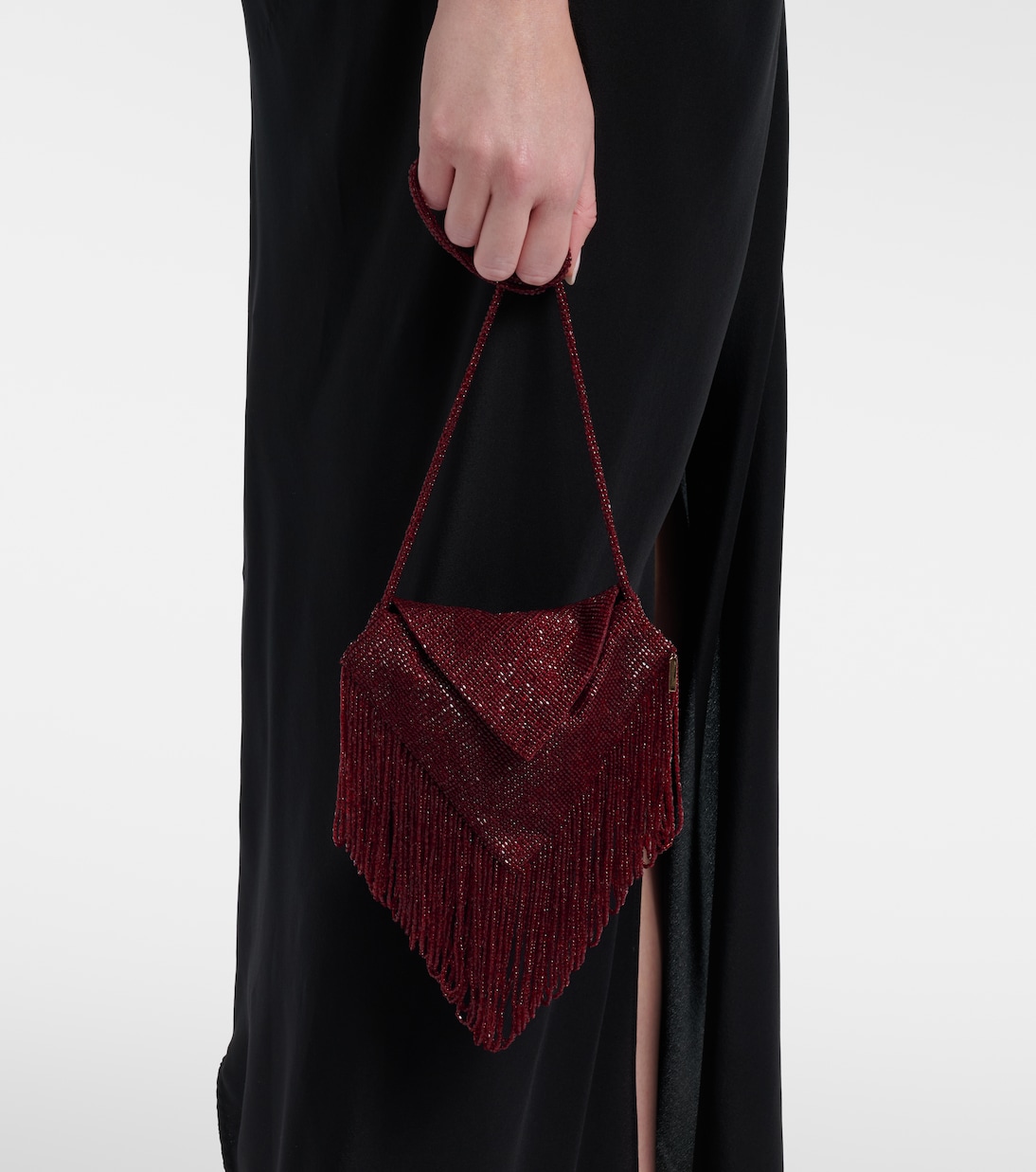 Manhattan beaded satin pouch | Victoria Beckham