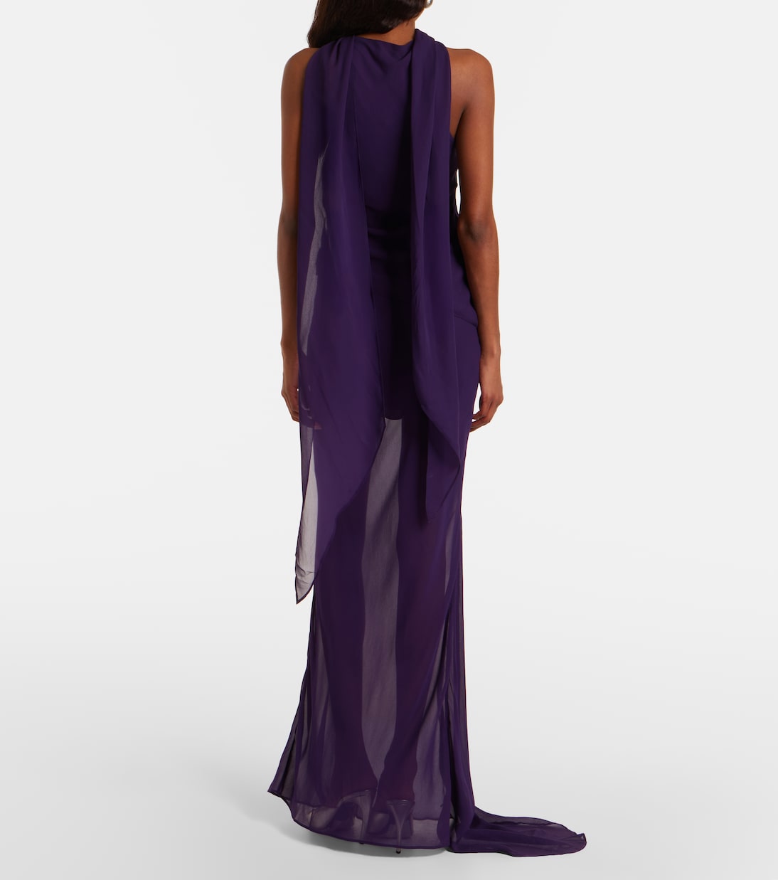 Diosa georgette maxi skirt | De La Vali