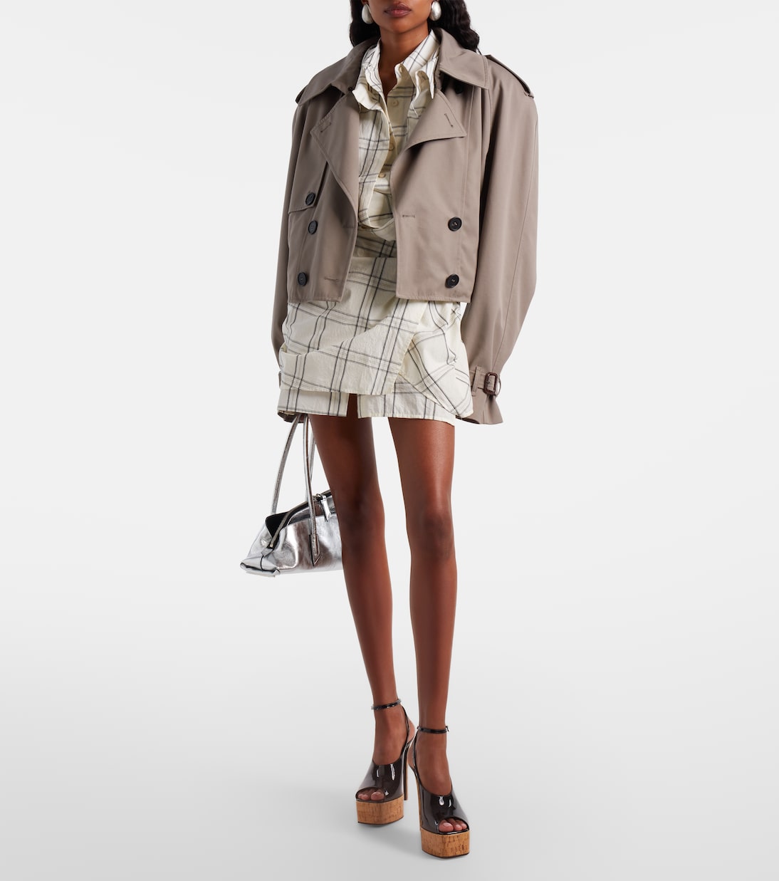 Plateau-Pumps Ornella aus Lackleder | The Attico