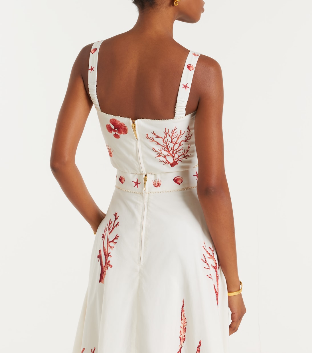 Cropped-Top Cacao aus Baumwolle | Agua by Agua Bendita