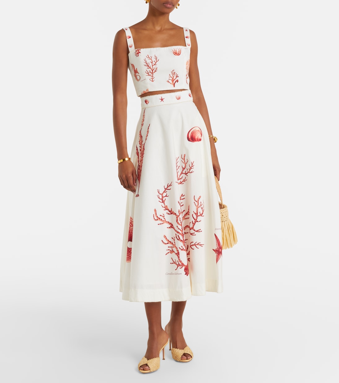 Cropped-Top Cacao aus Baumwolle | Agua by Agua Bendita