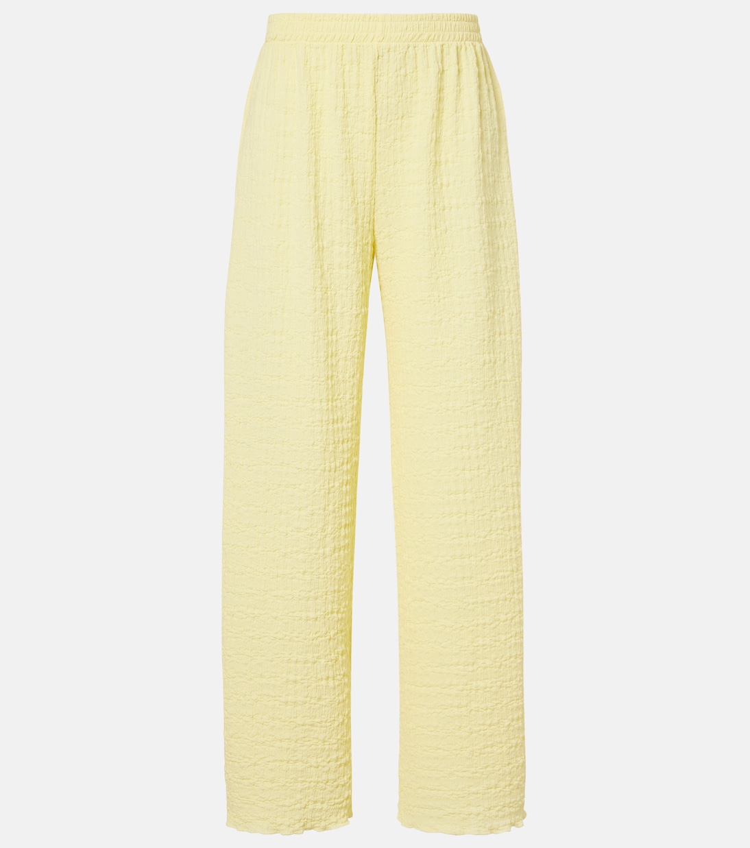 Mika seersucker wide-leg pants | Jade Swim