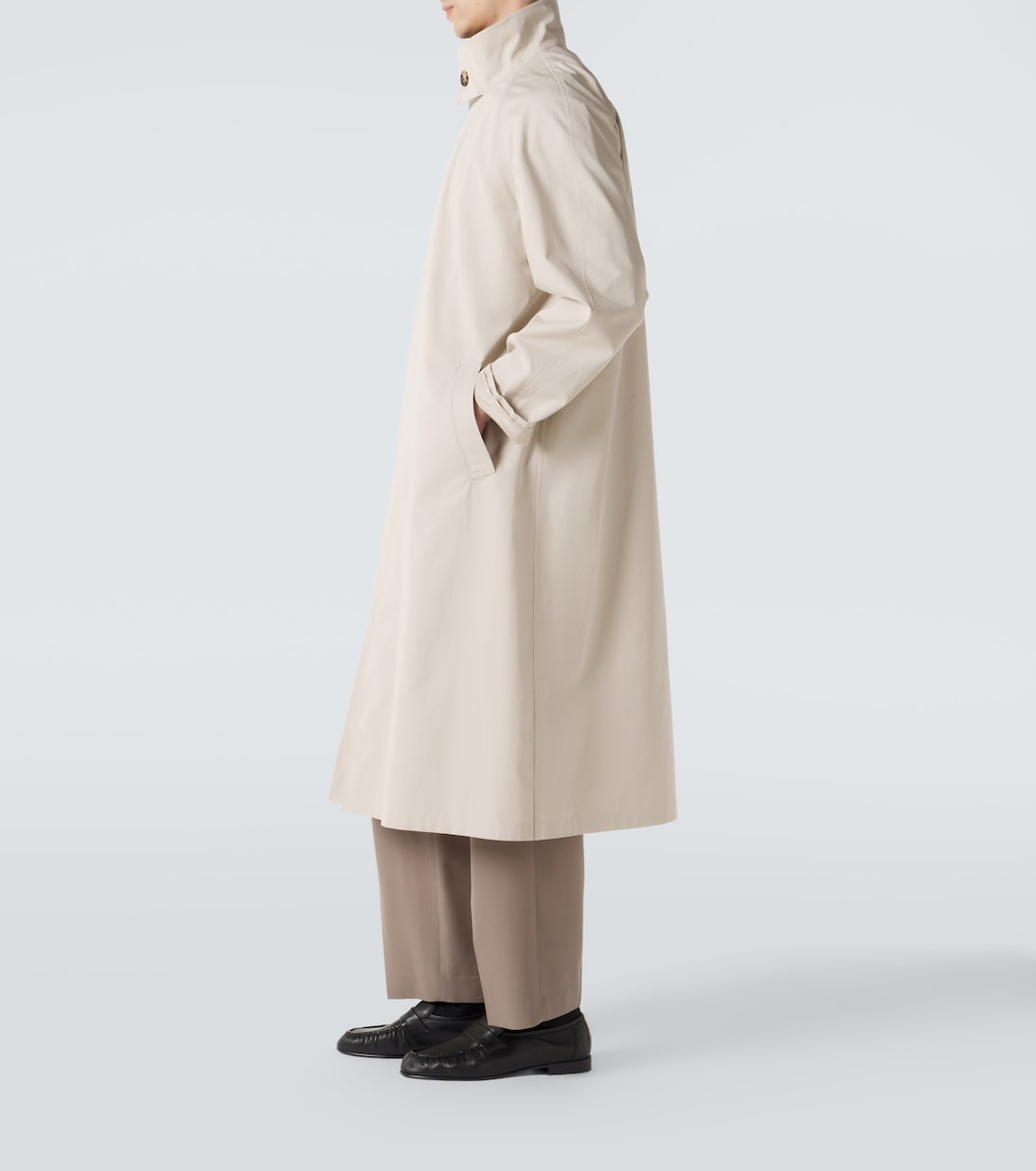 Nivara cotton poplin coat | The Row