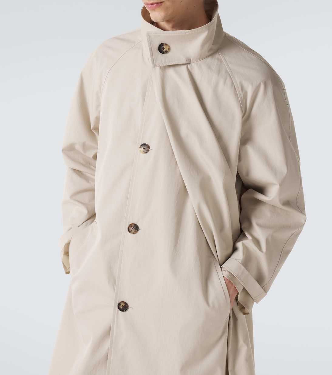 Nivara cotton poplin coat | The Row