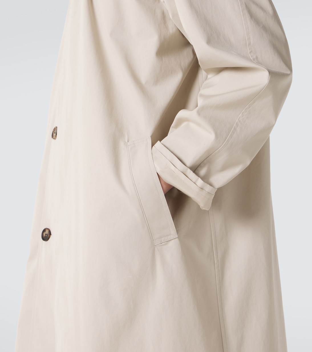 Nivara cotton poplin coat | The Row