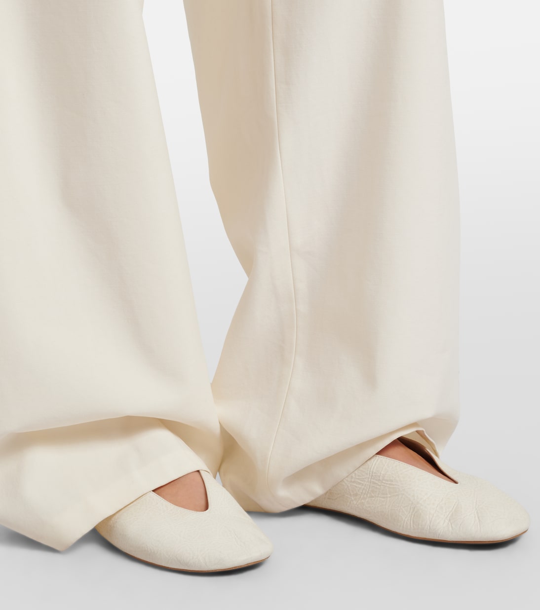 Fay leather ballet flats | The Row