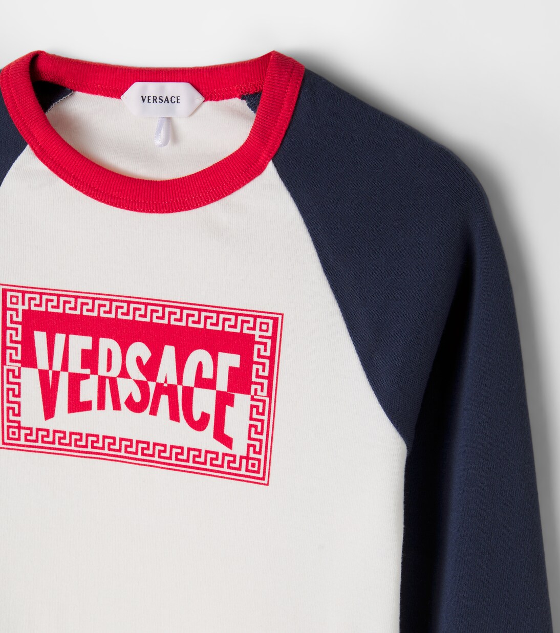 Logo cotton jersey T-shirt | Versace Kids