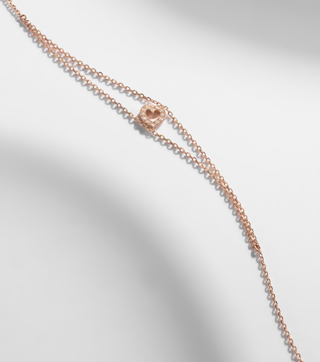 Letters 18kt rose gold bracelet with diamonds | Repossi