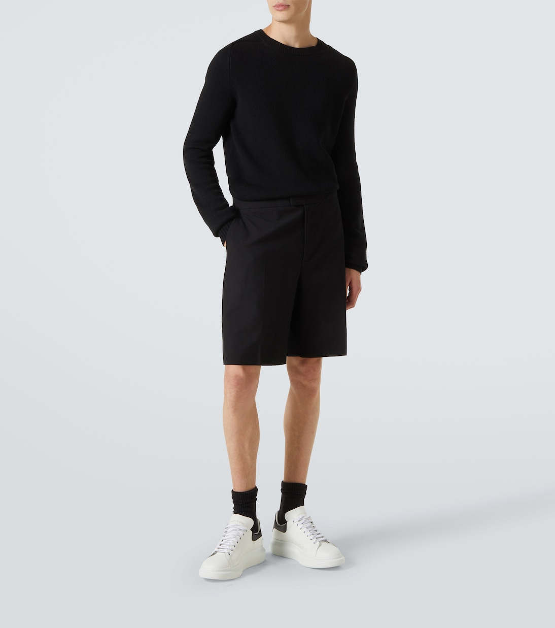 Oversized leather sneakers | McQueen