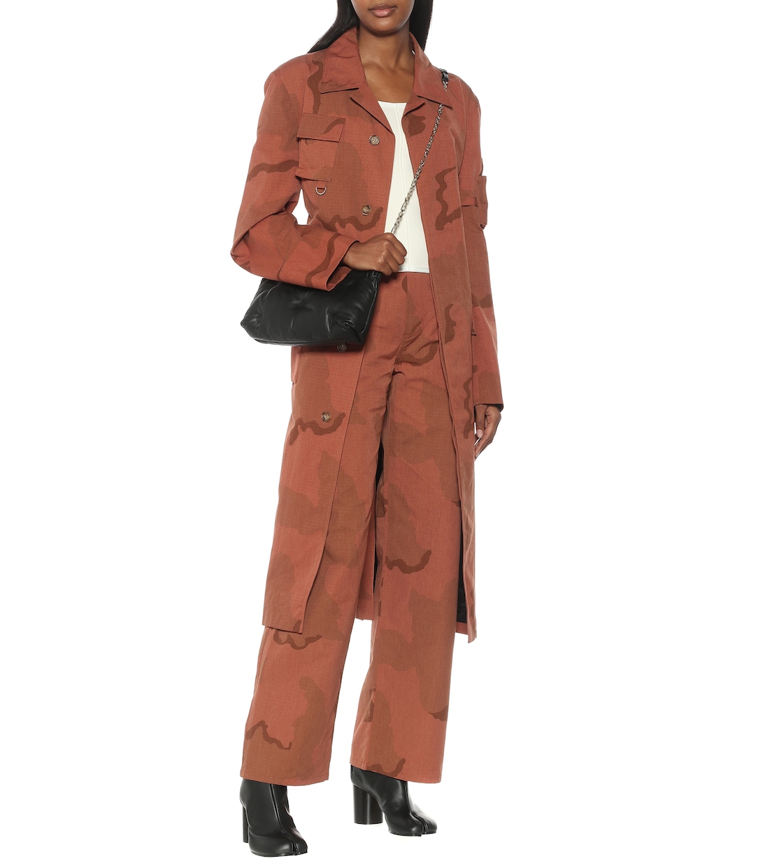 Bedruckter Mantel aus Baumwolle | Marine Serre