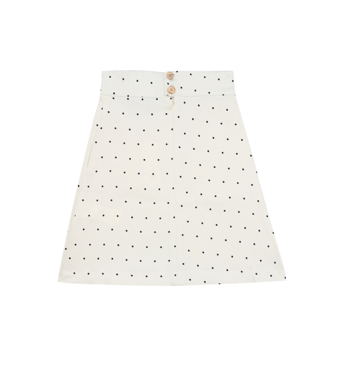 Jupe Swan en lin mélangé à pois | The Animals Observatory