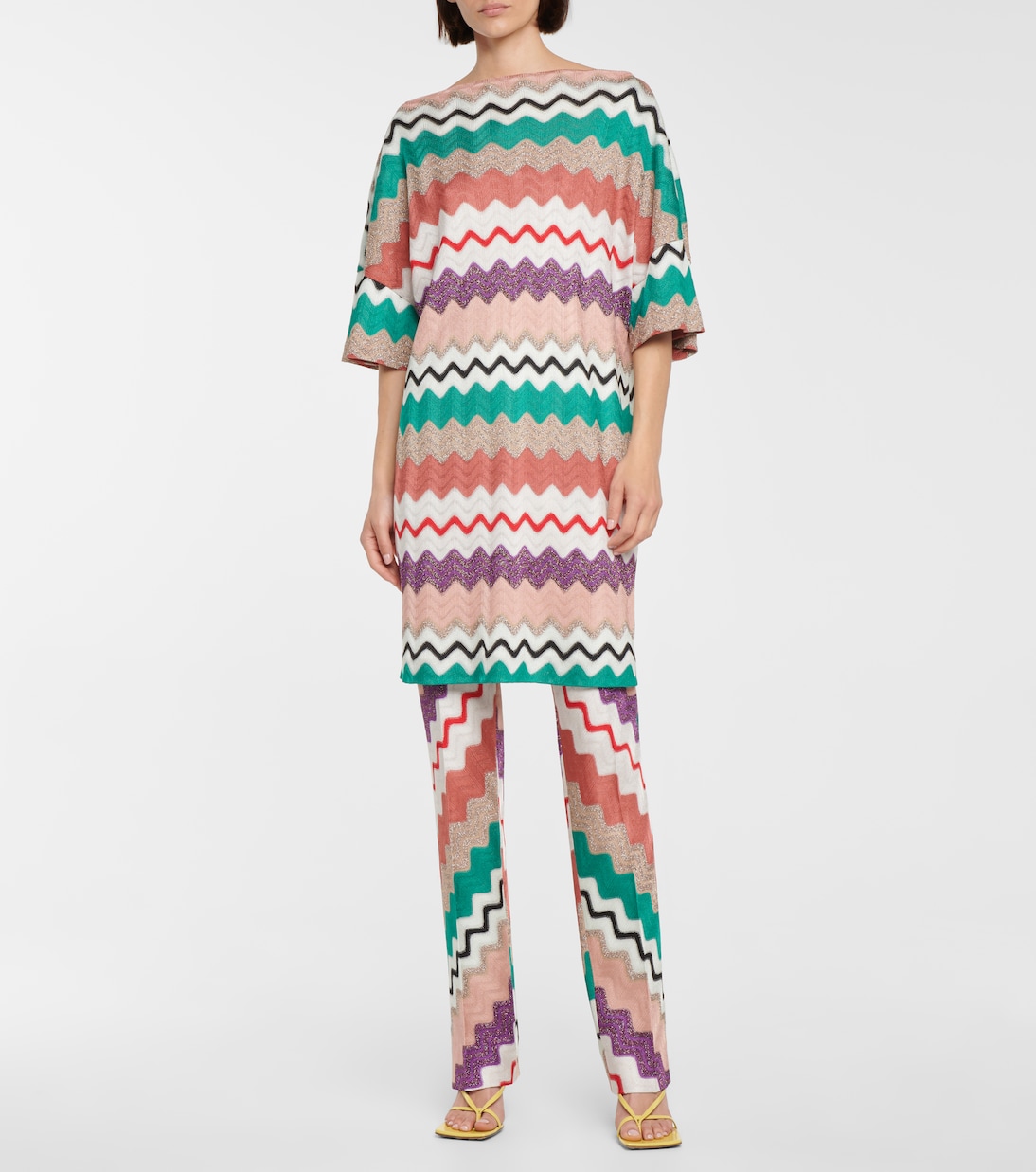 Minikleid aus Häkelstrick | Missoni