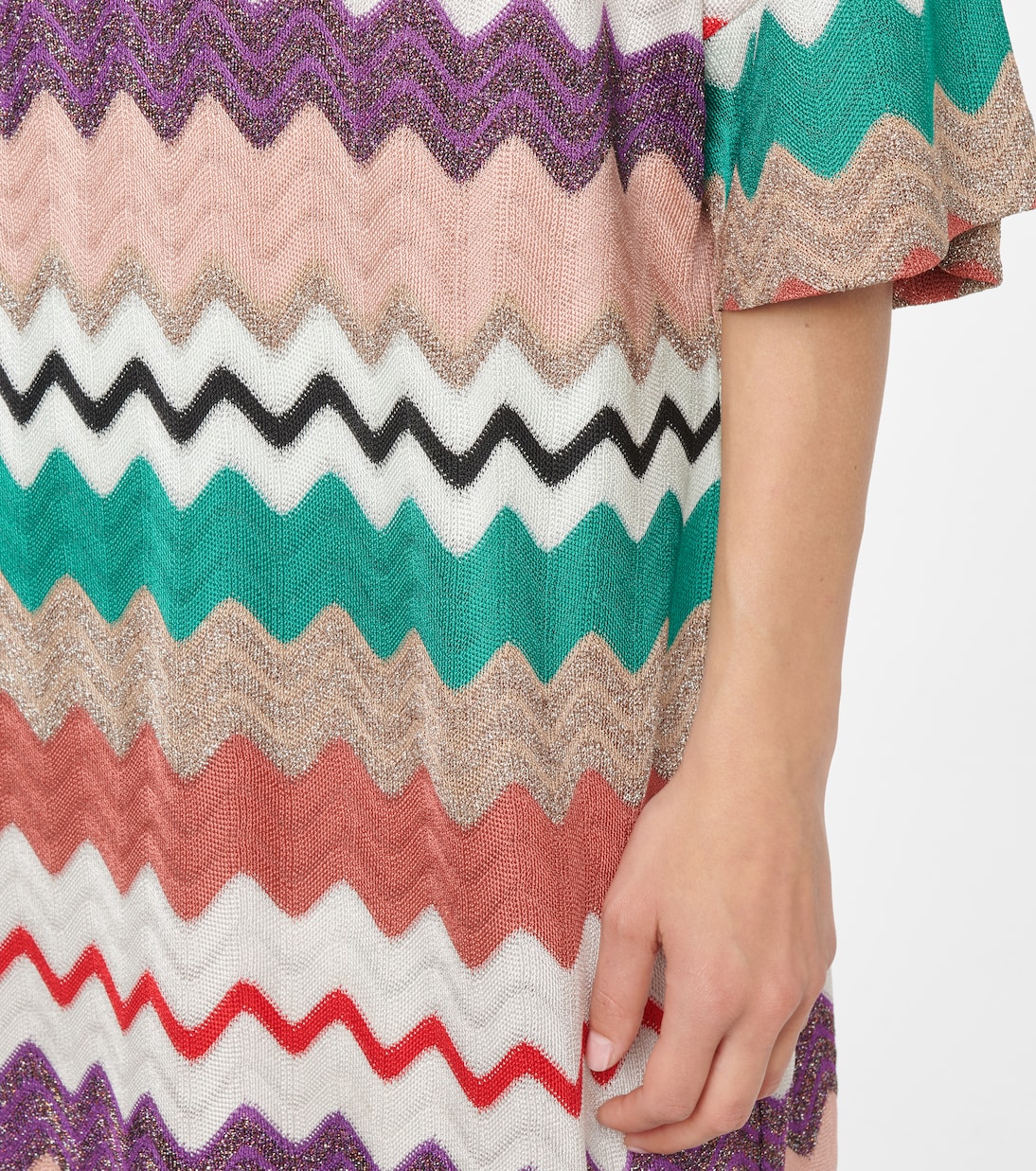 Minikleid aus Häkelstrick | Missoni