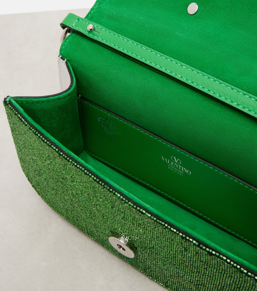 Locò Small beaded shoulder bag | Valentino Garavani