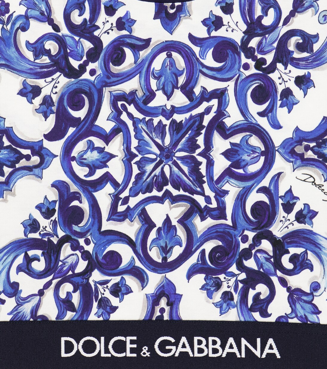 Printed cotton jersey T-shirt | Dolce&Gabbana Kids