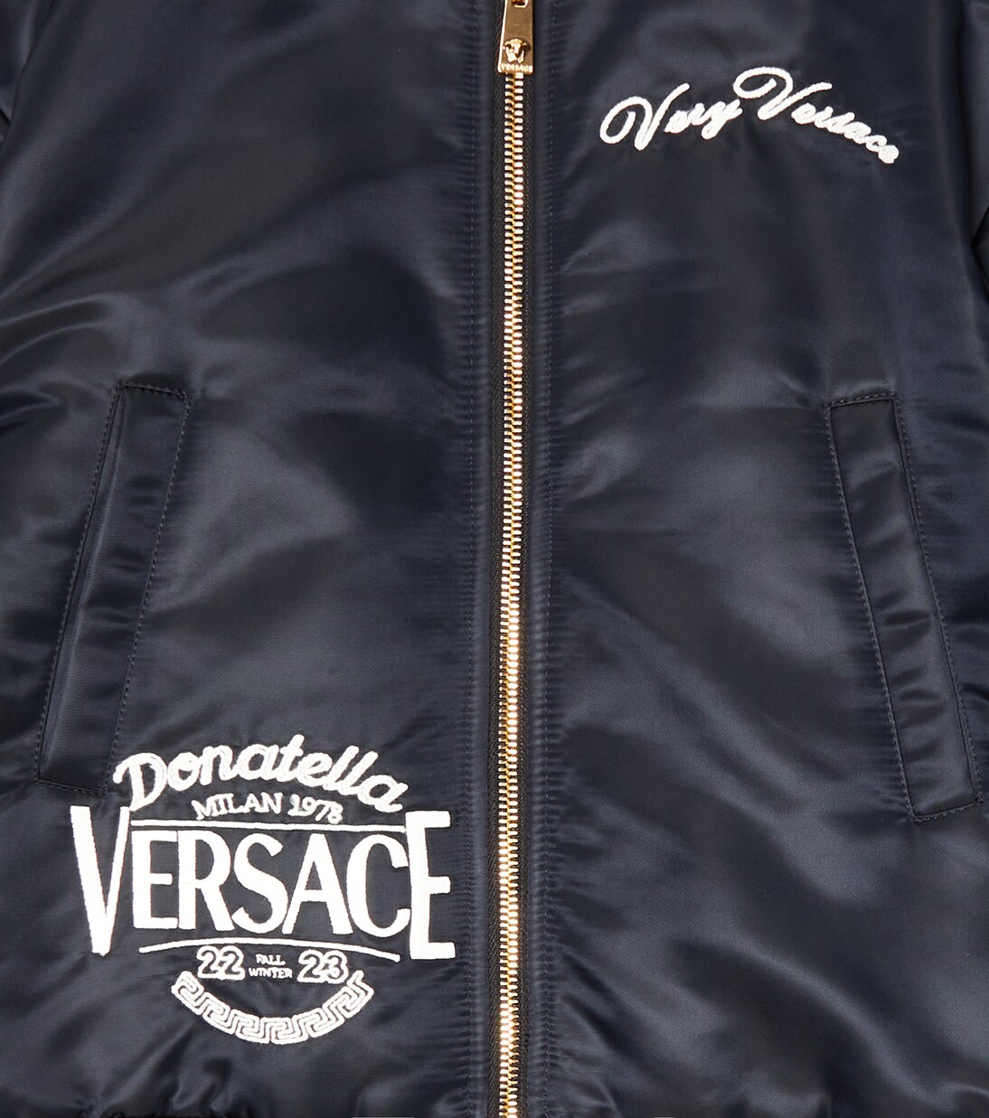 Logo varsity jacket | Versace Kids