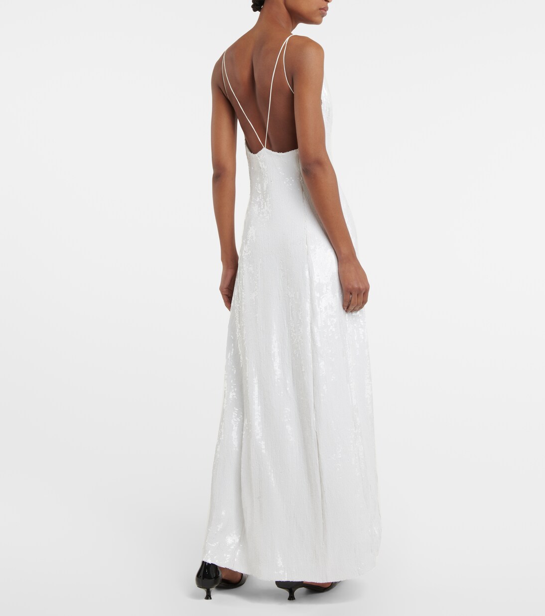 Midikleid mit Pailletten | Khaite