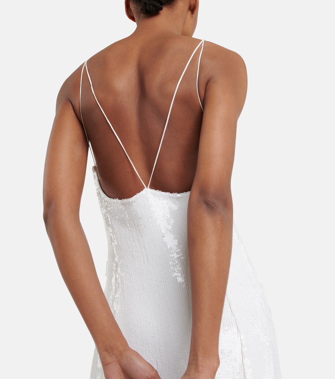 Midikleid mit Pailletten | Khaite