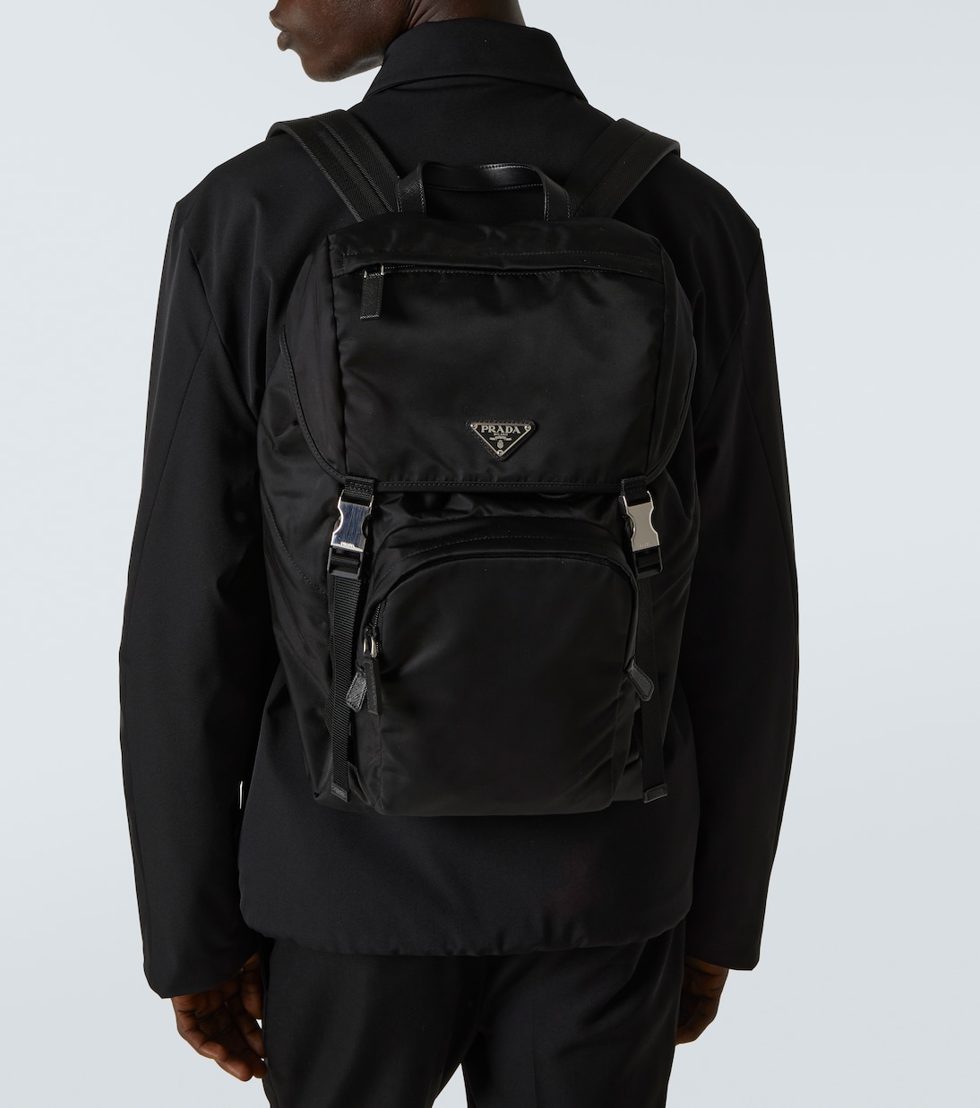 Sac à dos en Re-Nylon à logo | Prada